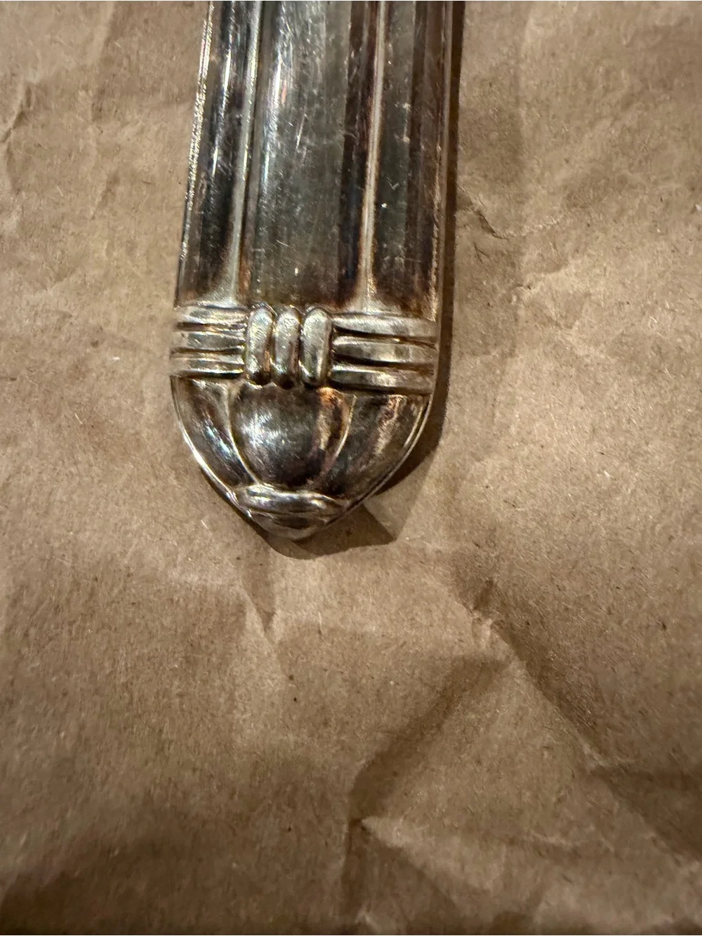 Polished Silver Serving Spoon - Classic Silver Tone